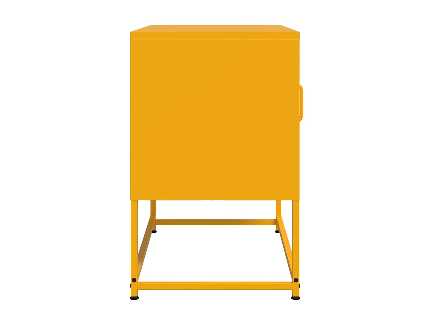 Mobile porta TV giallo senape 68x39x60,5 cm in acciaio
