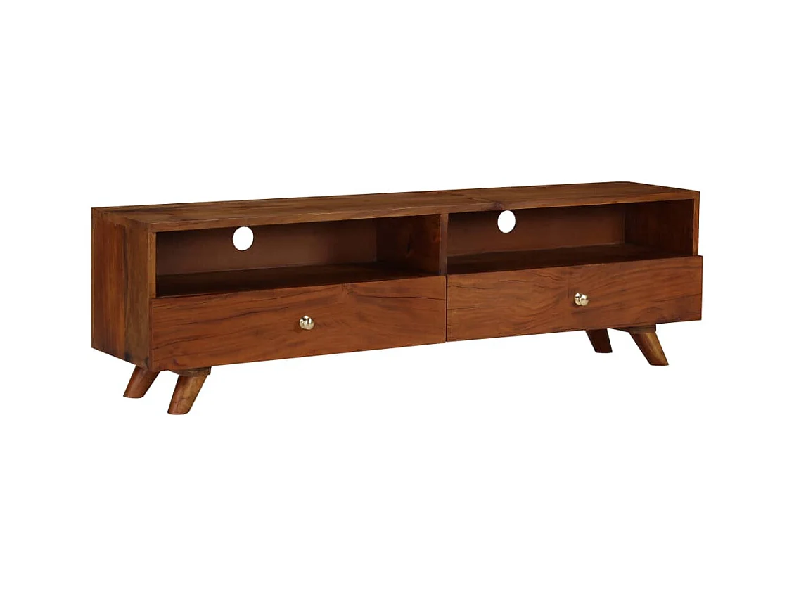 TV-Schrank Massivholz Altholz 140x30x40 cm