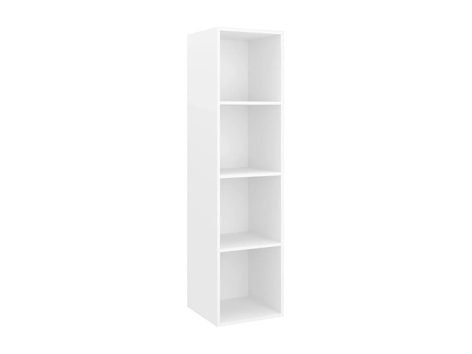 Ensemble de meuble TV 3 pcs Blanc Bois d'ingénierie