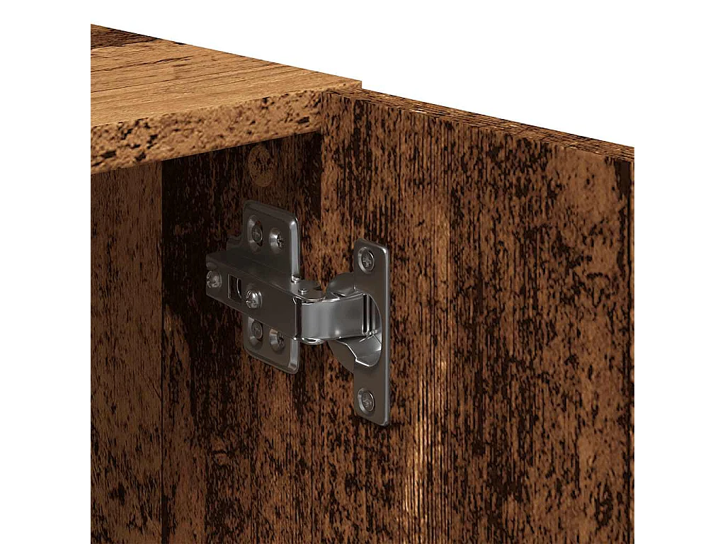 Meuble TV vieux bois 180x31,5x40 cm bois d'ingénierie