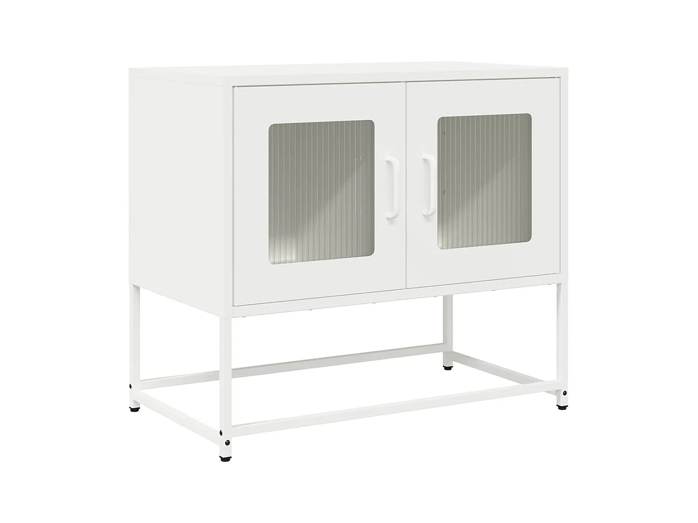 Witte tv-kast 68x39x60,5 cm koudgewalst staal
