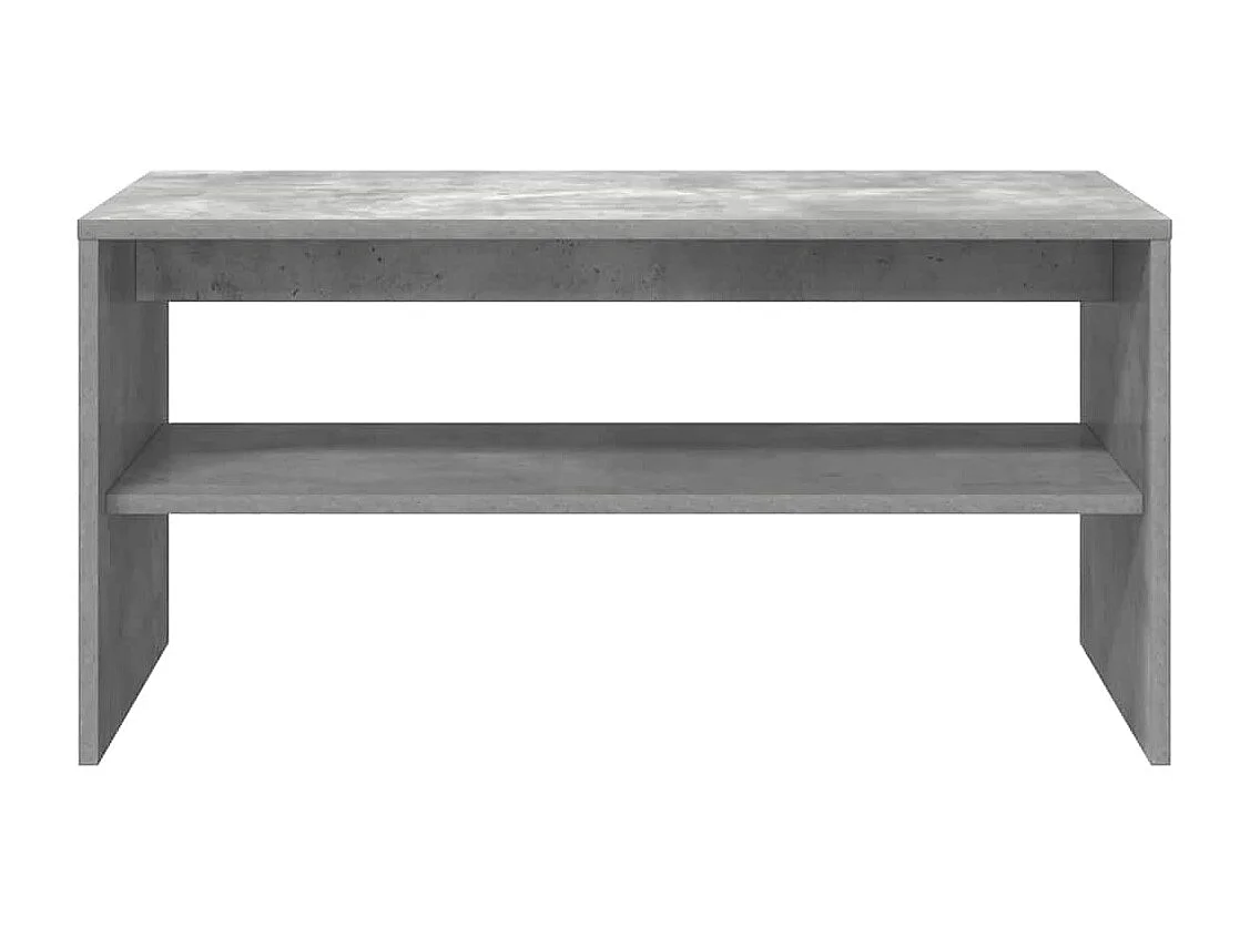 Meuble TV Gris cement 80 x 40 x 40 cm Aggloméré