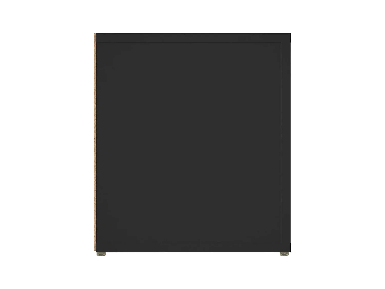 Mueble de TV 2 piezas Negro 80x31,5x36 cm Madera de Ingeniería