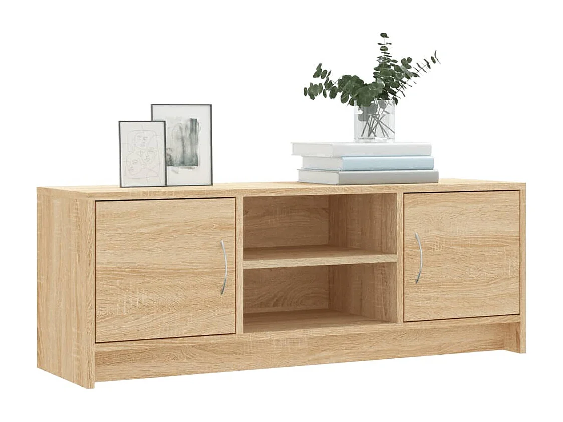 Mobile TV in rovere Sonoma 102x30x37,5 cm in legno ingegnerizzato