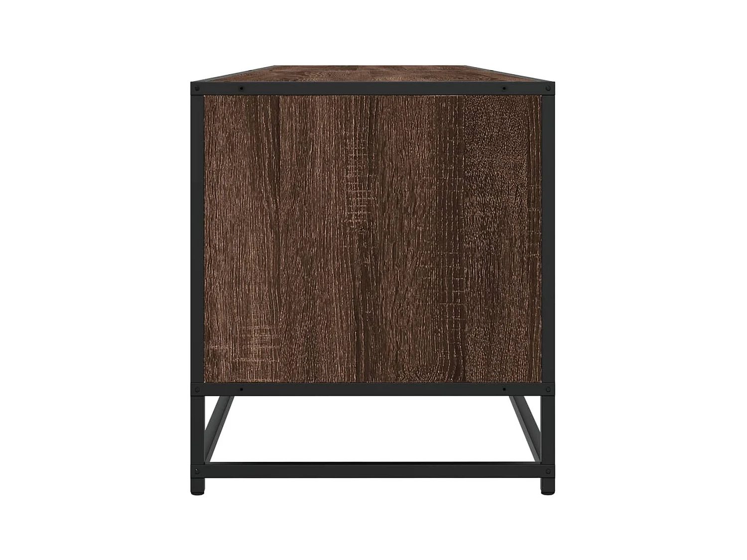Meuble TV chêne marron 180x40x46 cm bois d'ingénierie