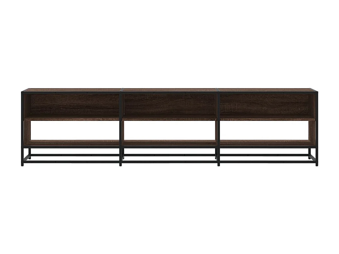Meuble TV chêne marron 180x40x46 cm bois d'ingénierie