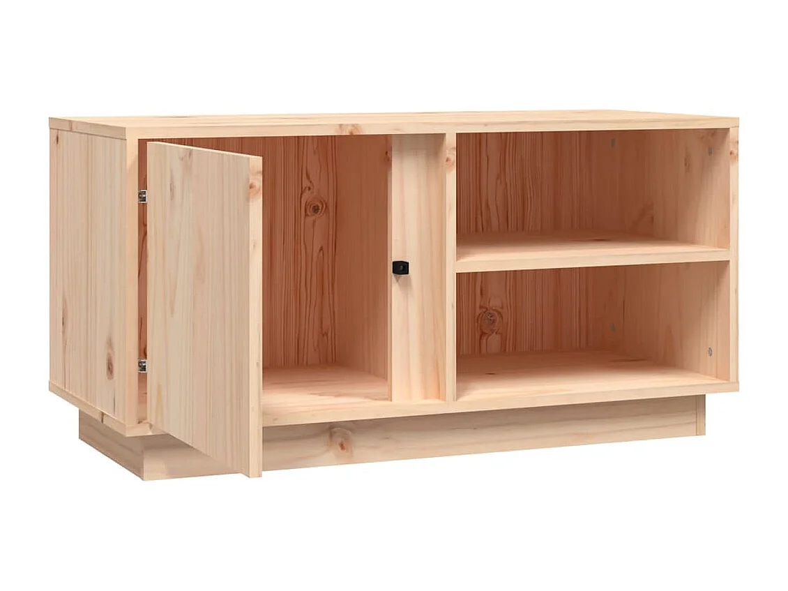 Mobile TV 80x35x40,5 cm Legno massello di pino