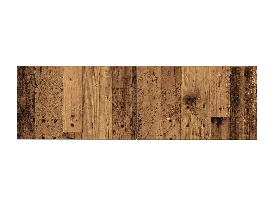 Set di mobili porta TV da parete da 7 pezzi, legno invecchiato, legno ingegnerizzato