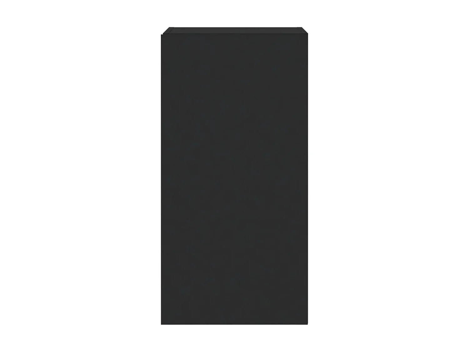 Wandmontierter TV-Schrank mit LED-Beleuchtung schwarz 40,5x35x80 cm