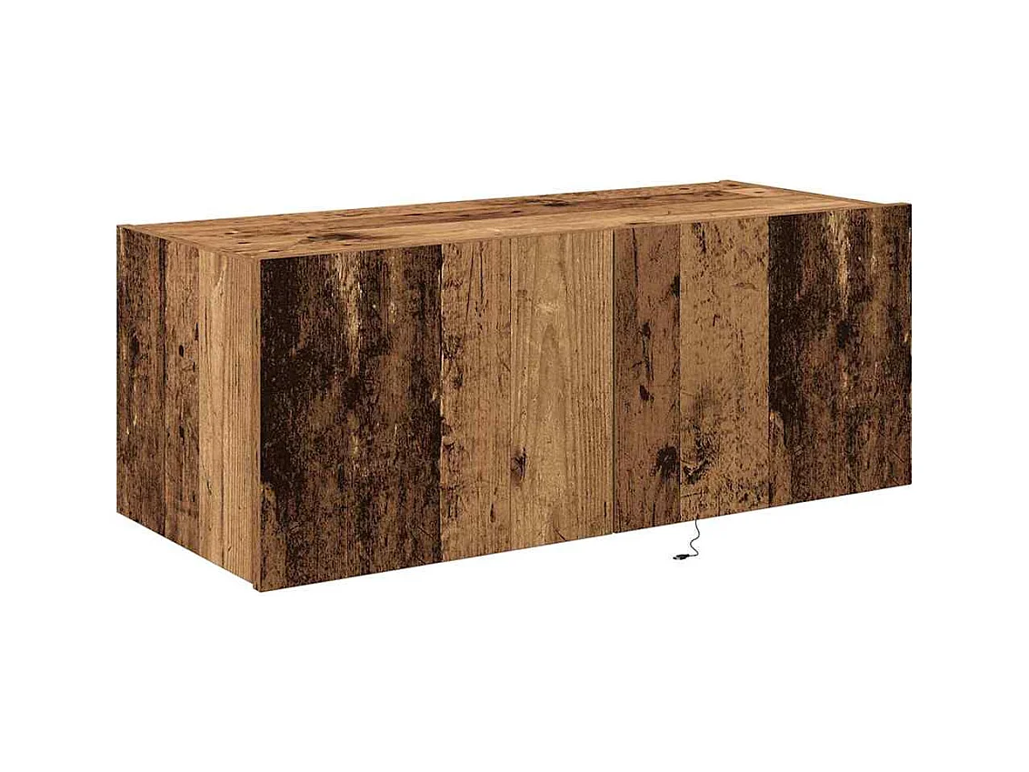 Mobile porta TV a parete Legno antico 80 x 35 x 31 cm Legno ingegnerizzato
