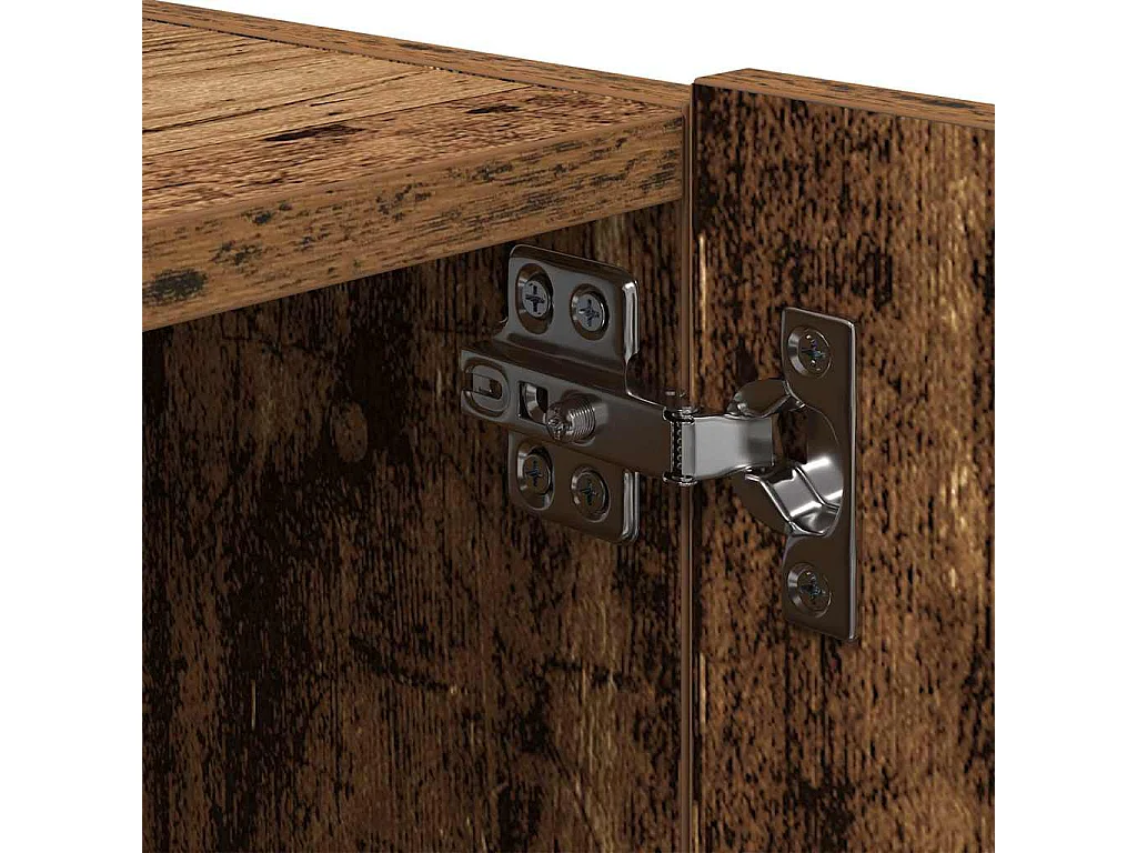 Mobile porta TV a parete Legno antico 80 x 35 x 31 cm Legno ingegnerizzato