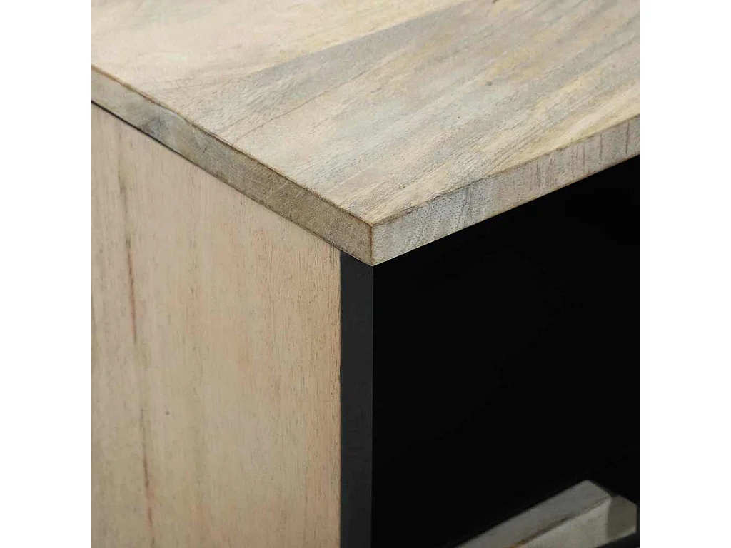 Meubles et étagères de rangement pour médias Blanc et Noir