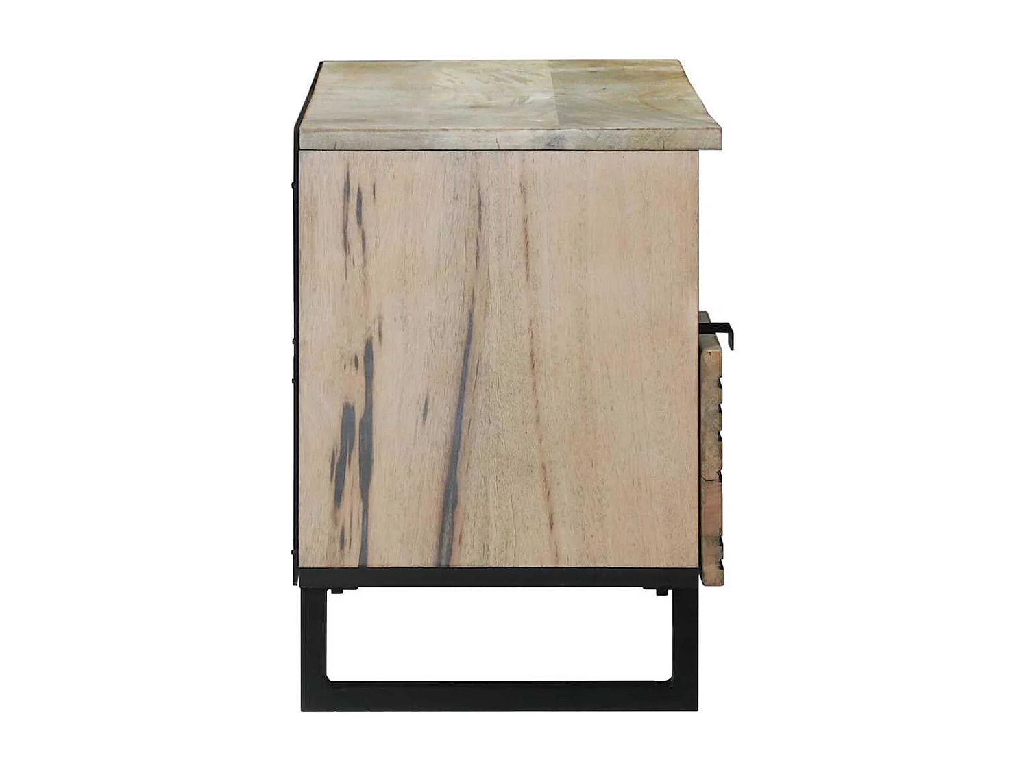 Meubles et étagères de rangement pour médias Blanc et Noir