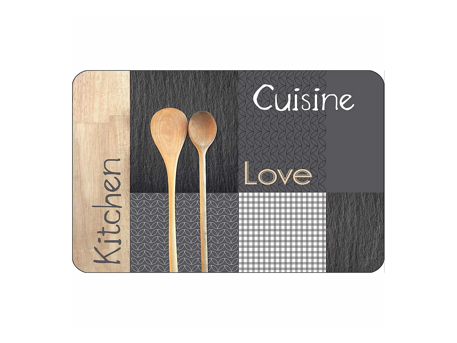 Set de table opaque Modele Cuisine Love