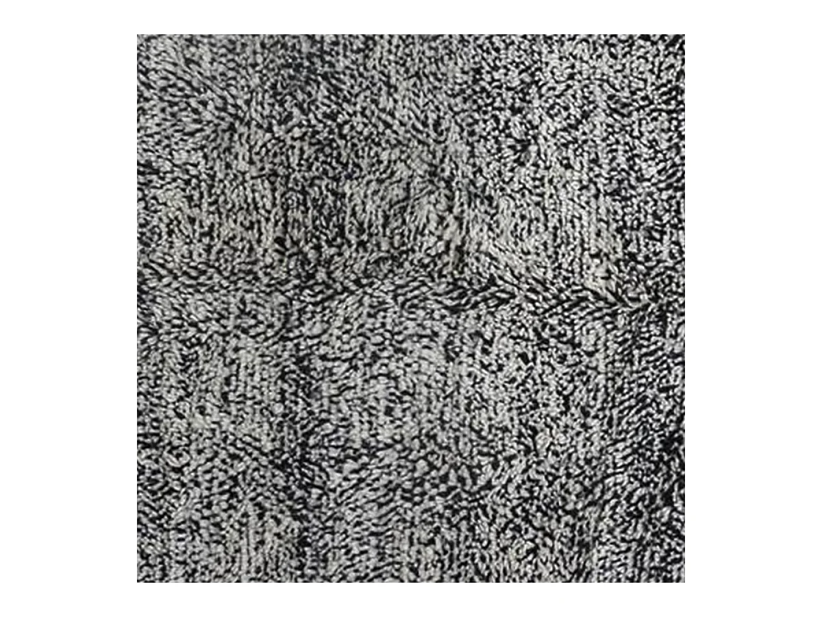 Authentique tapis berbère 140x260 fait main en laine gris MELLALI