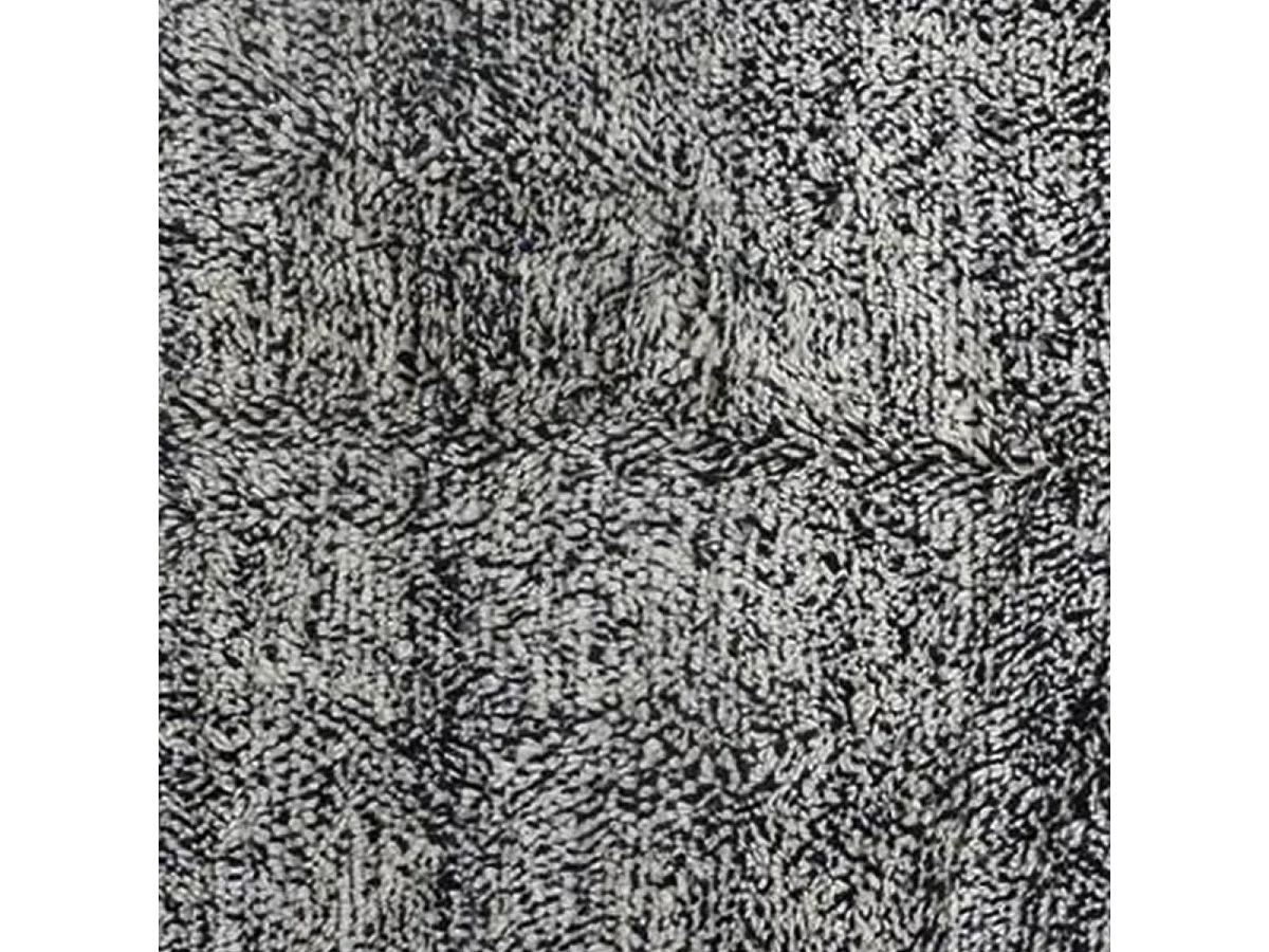 Authentique tapis berbère 140x260 fait main en laine gris MELLALI