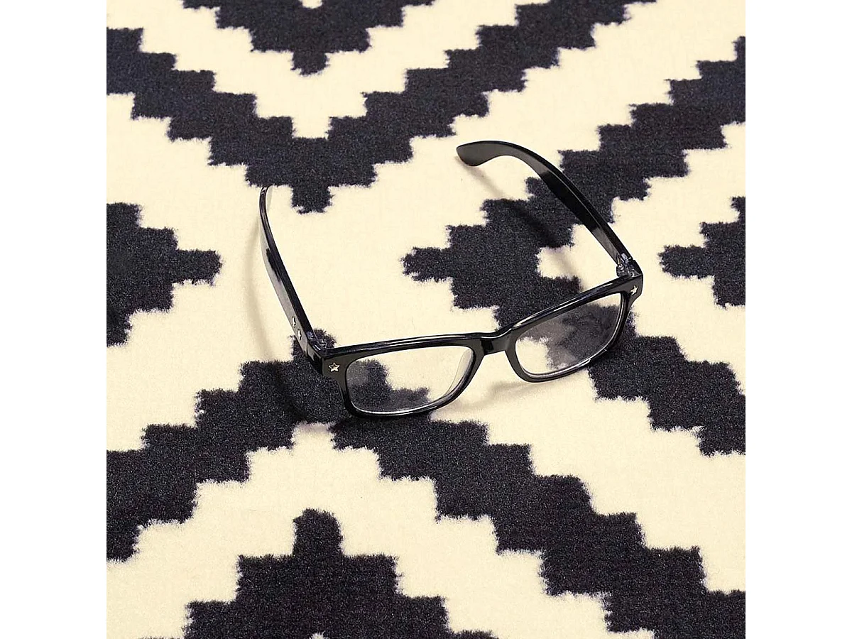 tappeto da soggiorno grande 270x370 tessuto rettangolo crema modello scandinavo AF1 ROMA