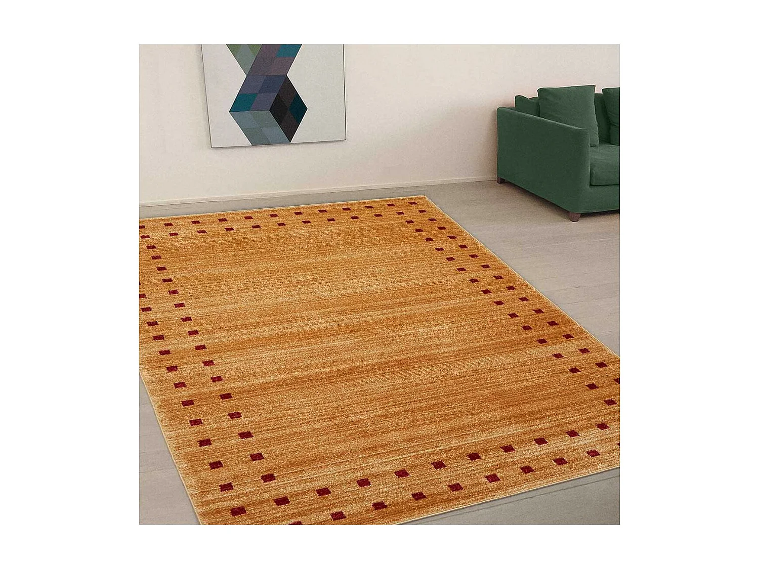 CHOBAY 4 tappeto in tessuto per soggiorno e camera da letto con motivi semplici