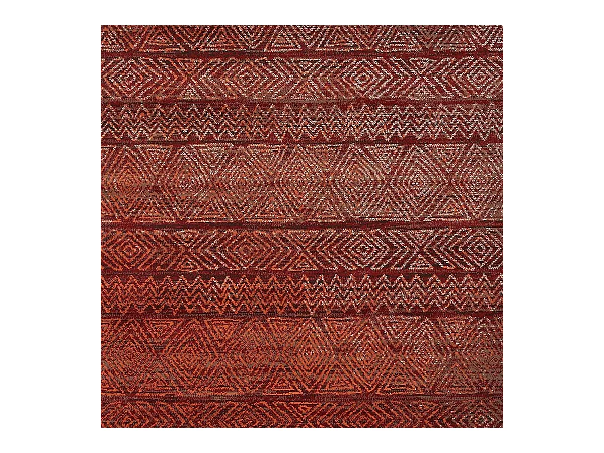Tapis berbère 190x280 tissé motif ethnic LYN1 CHILA rouge