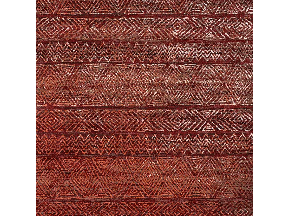 Tapis berbère 190x280 tissé motif ethnic LYN1 CHILA rouge