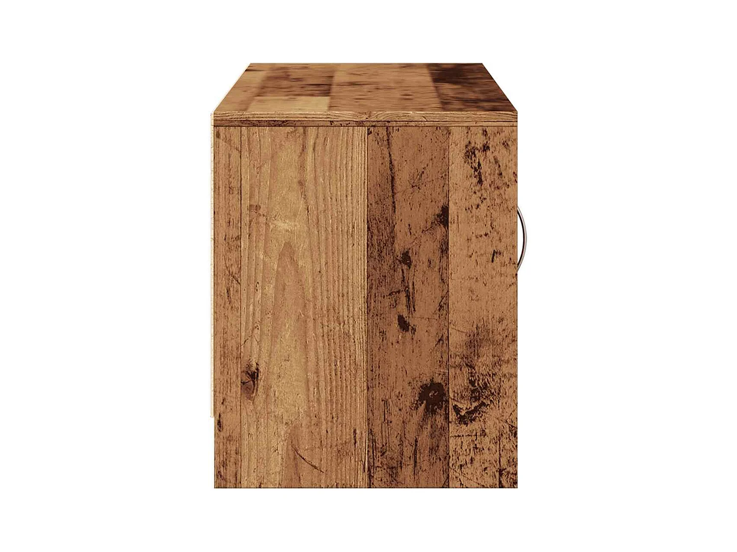 Meuble TV vieux bois 102x30x37,5 cm bois d'ingénierie
