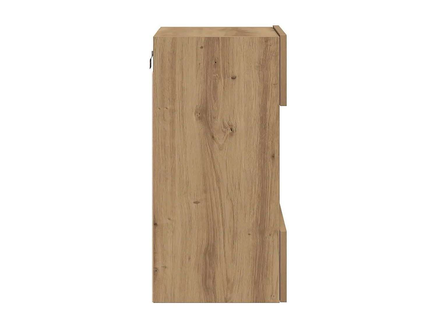 unidades de pared de roble hechas a mano con luces LED para TV