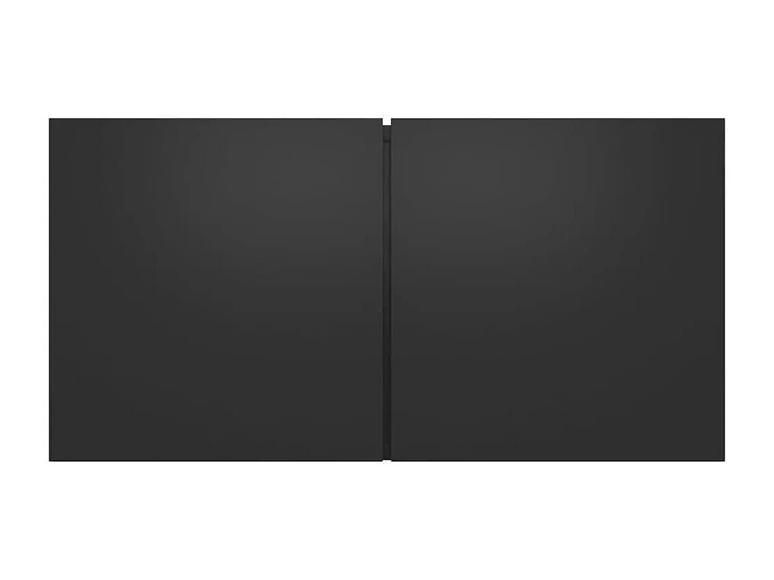 Ensemble de meubles TV 5 pcs Noir Bois d'ingénierie