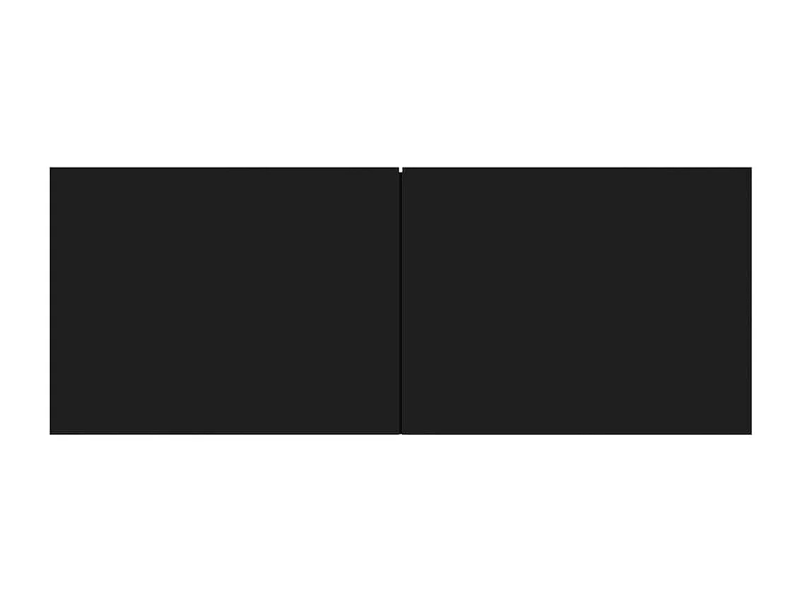 Ensemble de meubles TV 5 pcs Noir Bois d'ingénierie