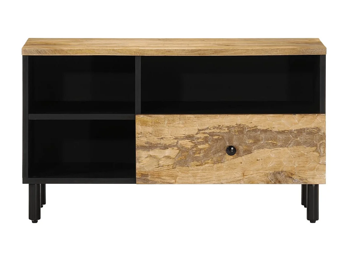 TV-meubel 80x33x46 cm massief mangohout