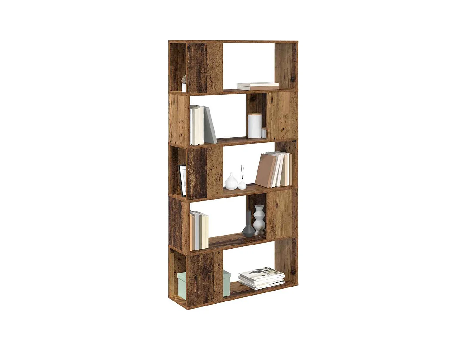 Centro de entretenimiento Marrón 80 x 24 x 155 cm