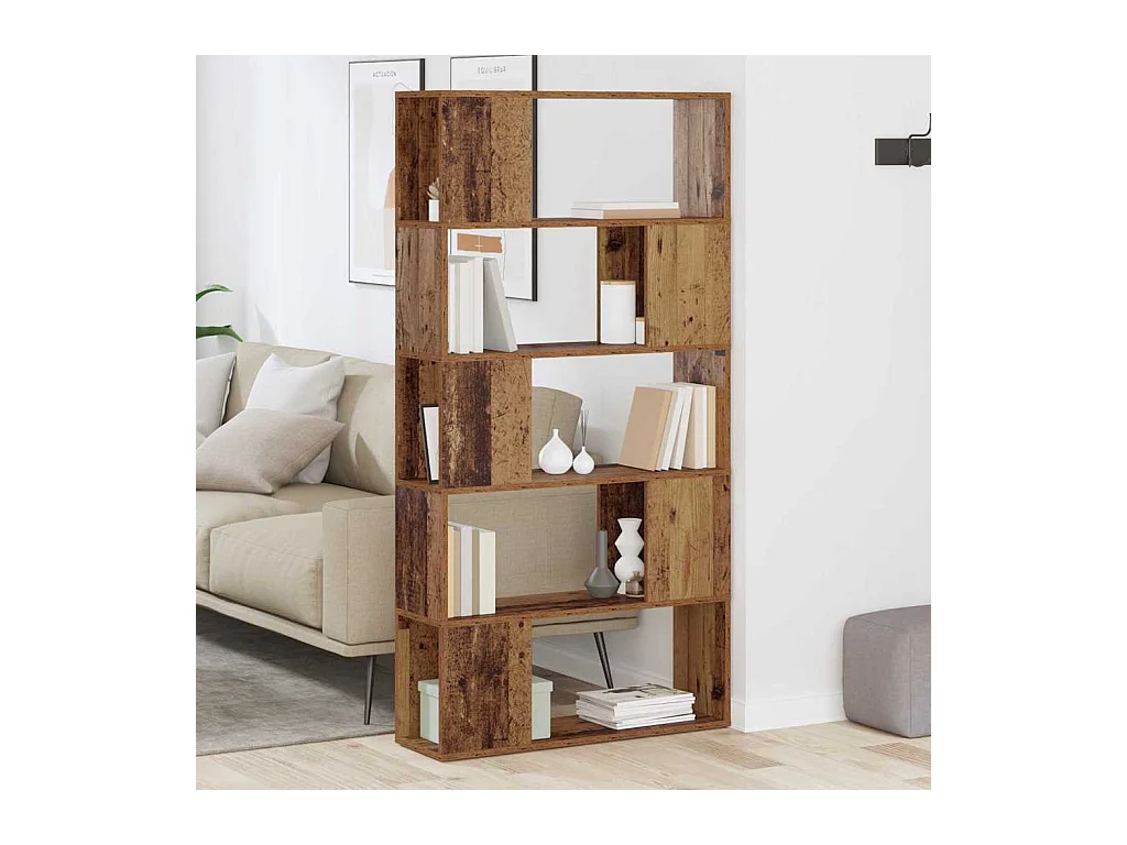 Centro de entretenimiento Marrón 80 x 24 x 155 cm