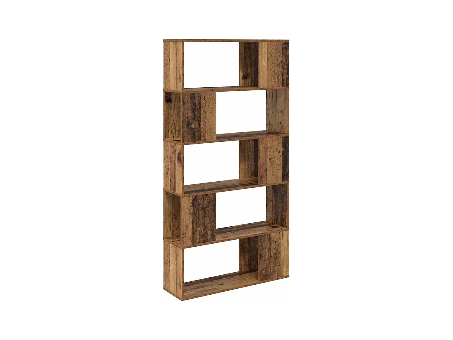 Centro de entretenimiento Marrón 80 x 24 x 155 cm