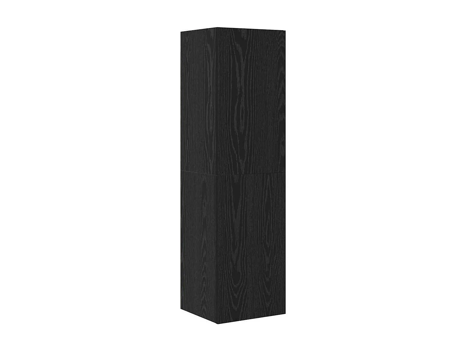 Mobile TV a parete Mobile TV a parete 4 pezzi Rovere nero 200 x 30 x 30 cm