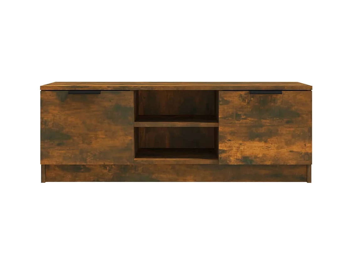 Mobile TV in rovere affumicato 102x35x36,5 cm in legno ingegnerizzato