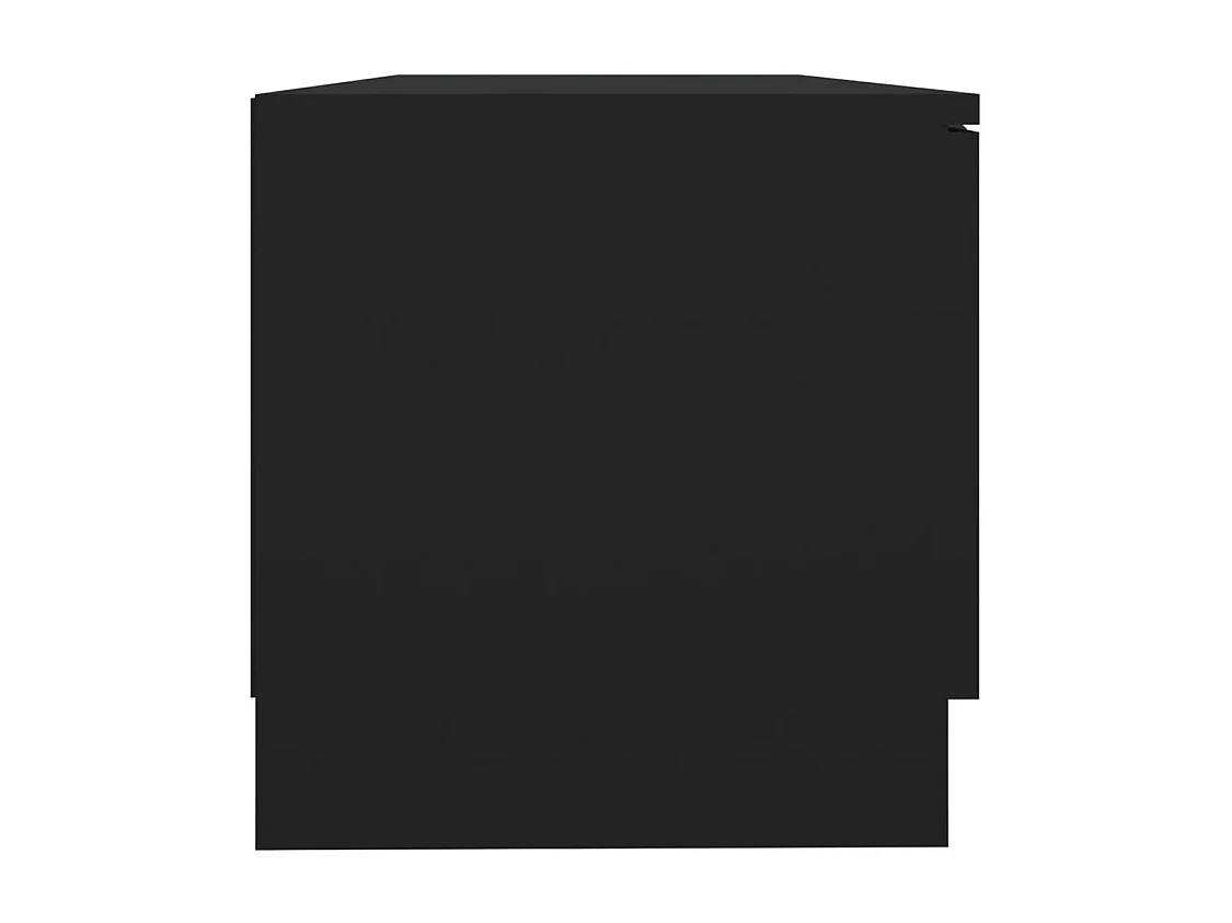 Meubles TV 2 pcs Noir 80x35x36,5 cm Bois d'ingénierie