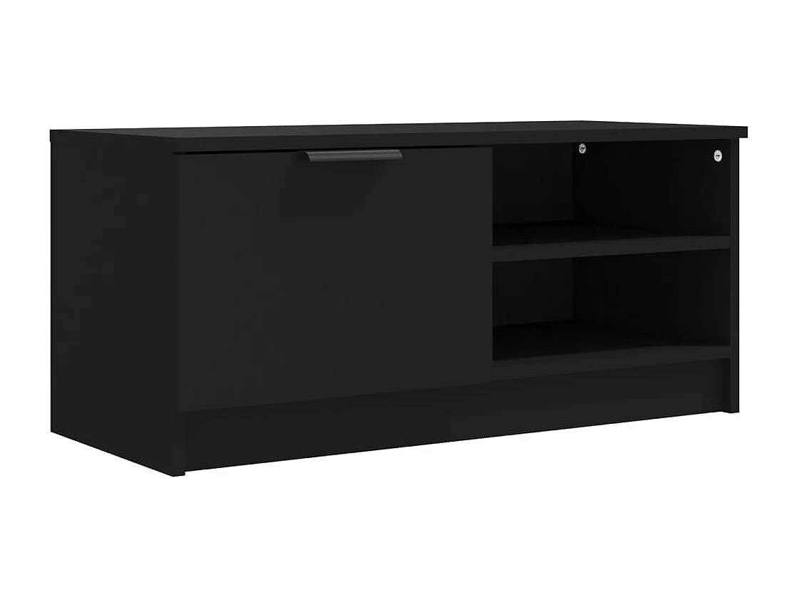 Meubles TV 2 pcs Noir 80x35x36,5 cm Bois d'ingénierie