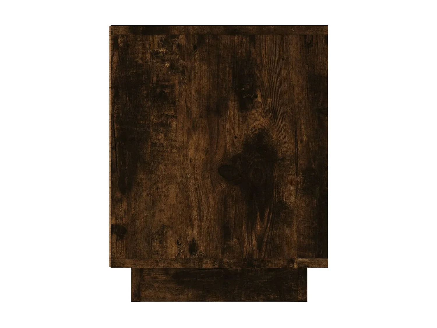 Meuble TV chêne fumé 80x35x45 cm bois d'ingénierie