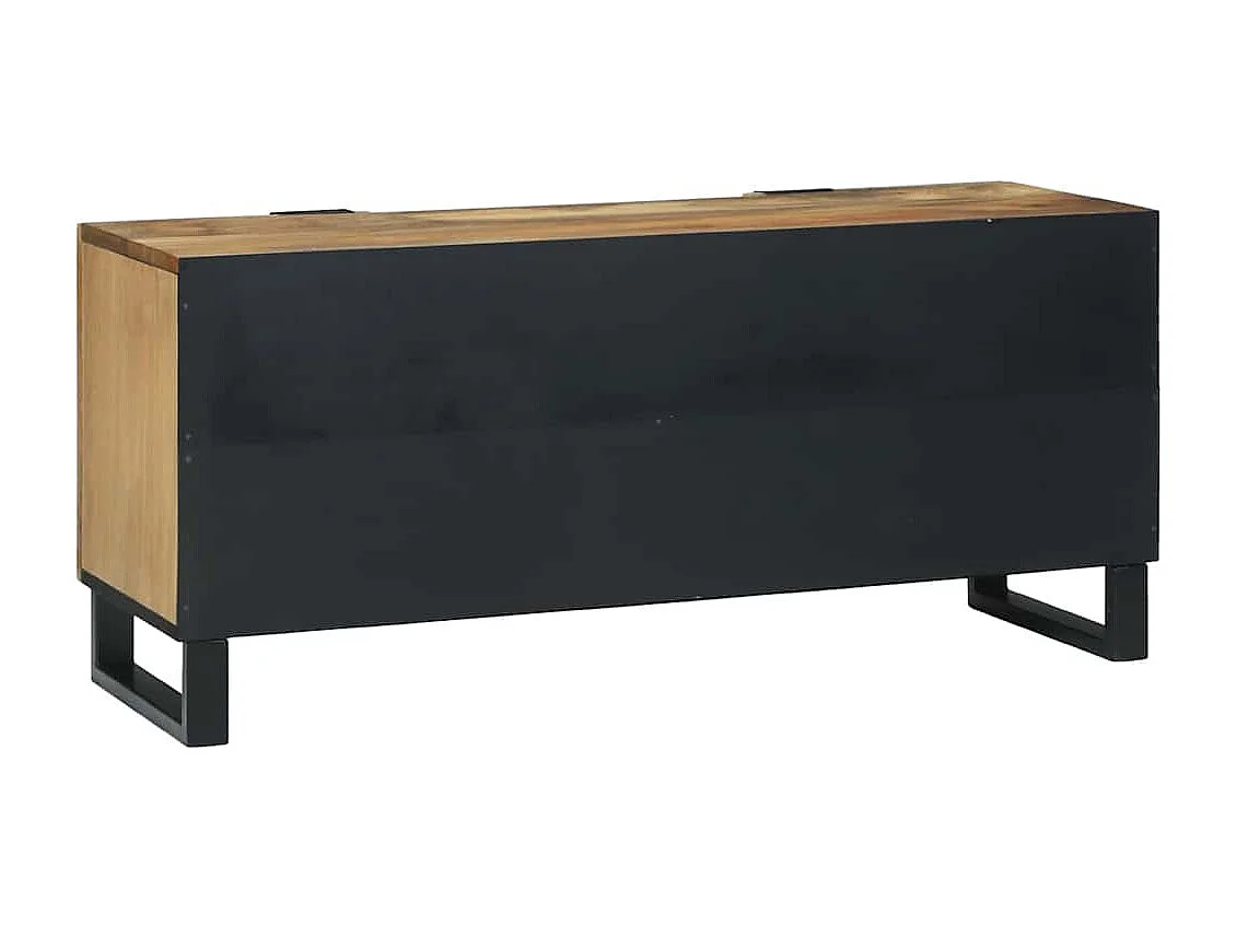 Meuble TV Marron 160 x 30 x 30.5 cm bois de manguier massif