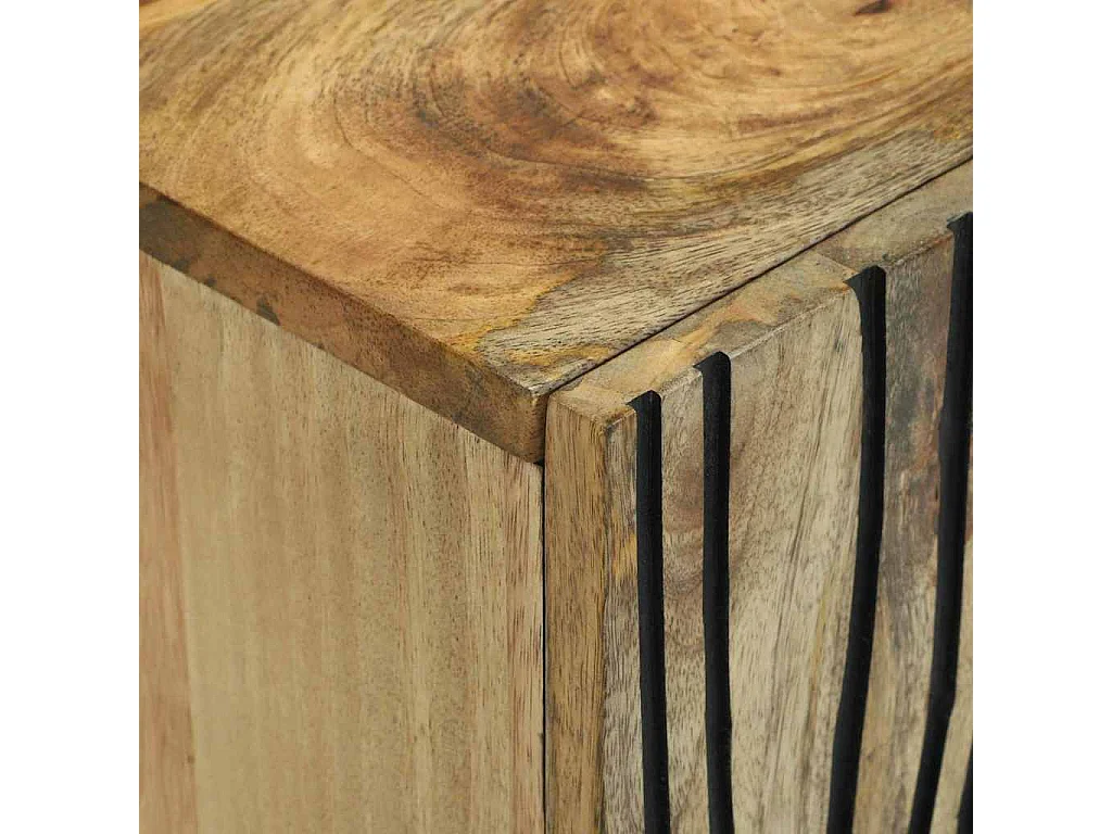 Meuble TV Marron 160 x 30 x 30.5 cm bois de manguier massif