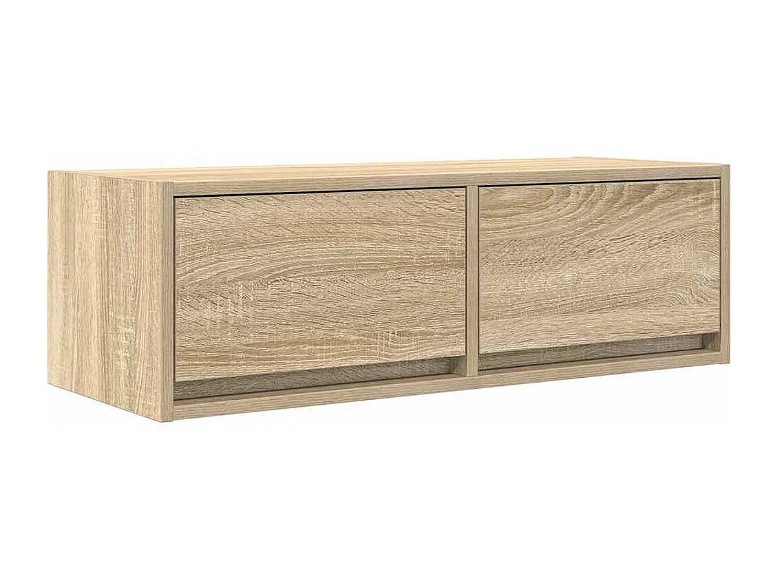 Mueble de TV de roble Sonoma 80x31x25,5 cm madera de ingeniería