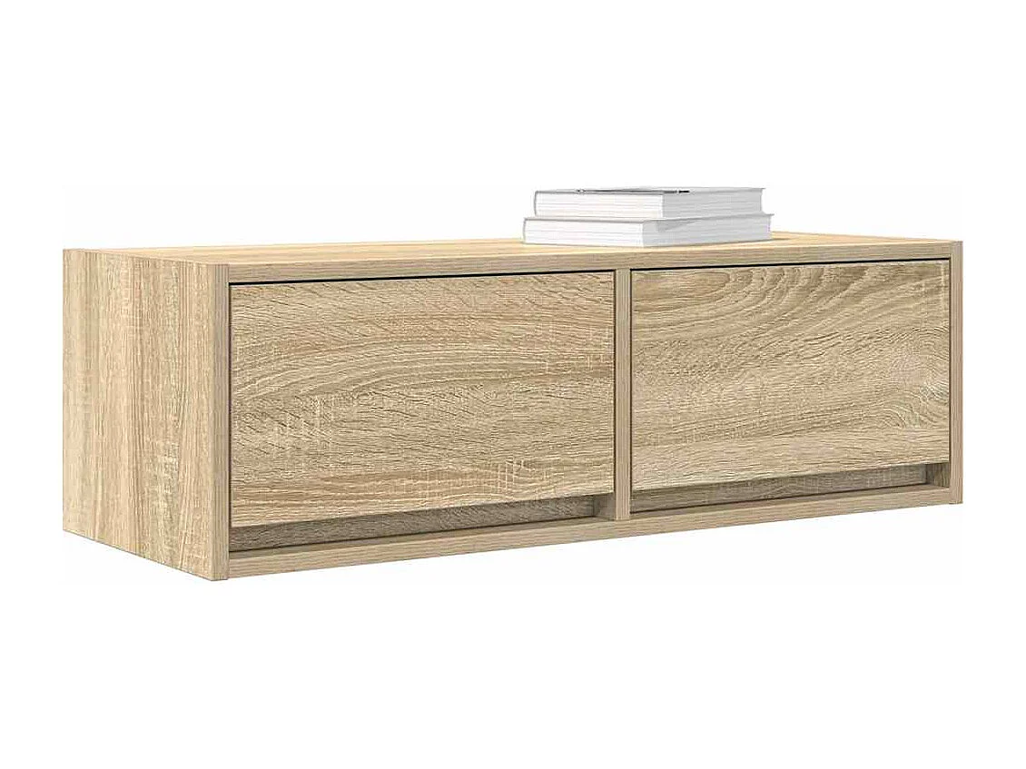 Mueble de TV de roble Sonoma 80x31x25,5 cm madera de ingeniería