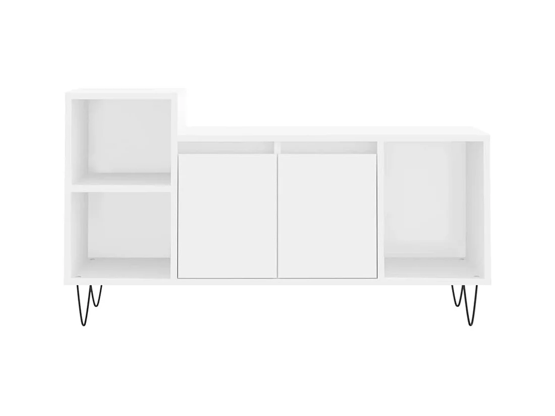 Witte tv-kast 100x35x55 cm Technisch hout