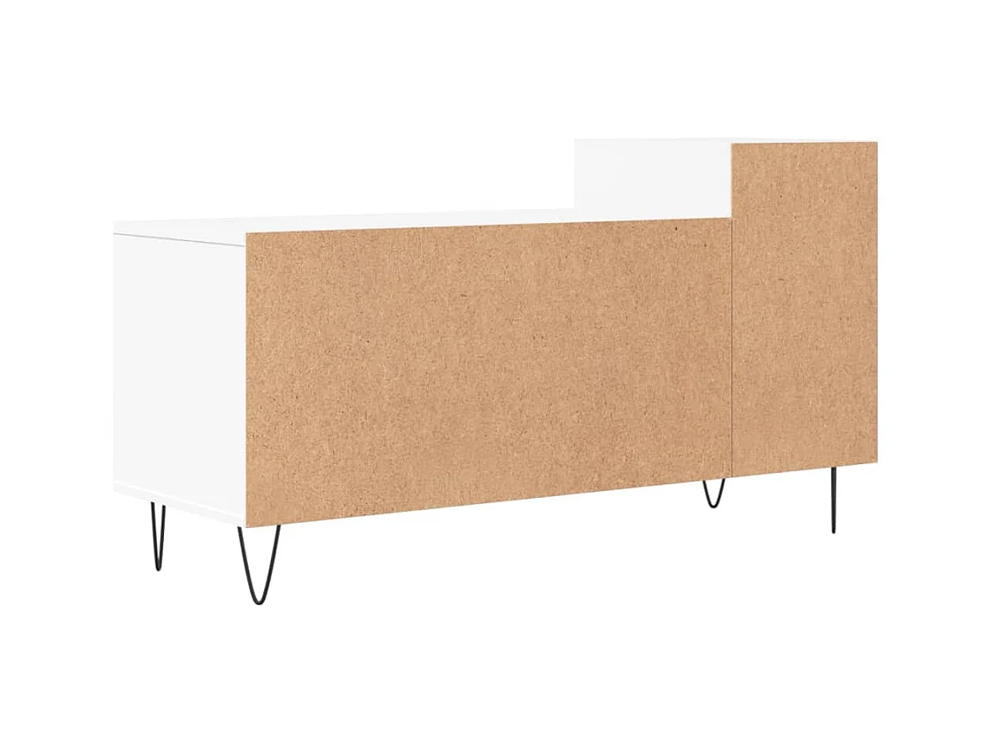 Witte tv-kast 100x35x55 cm Technisch hout