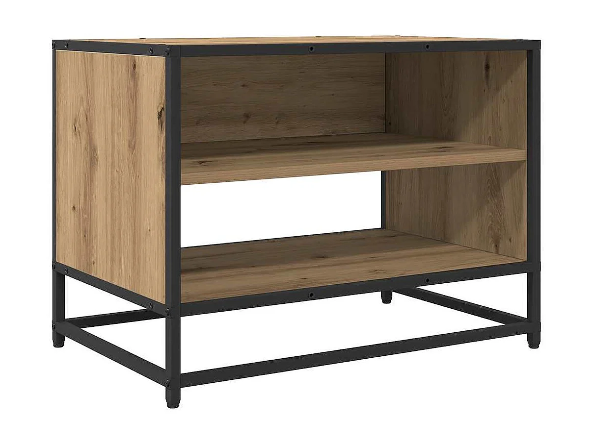 Handgemaakte eikenhouten tv-kast 61 x 40 x 46 cm Technisch hout