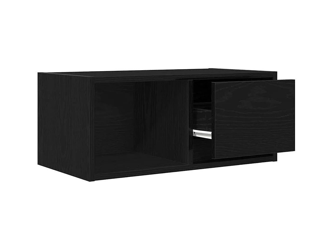 Meubles TV 2 pcs chêne noir 60x31x25,5 cm bois d'ingénierie