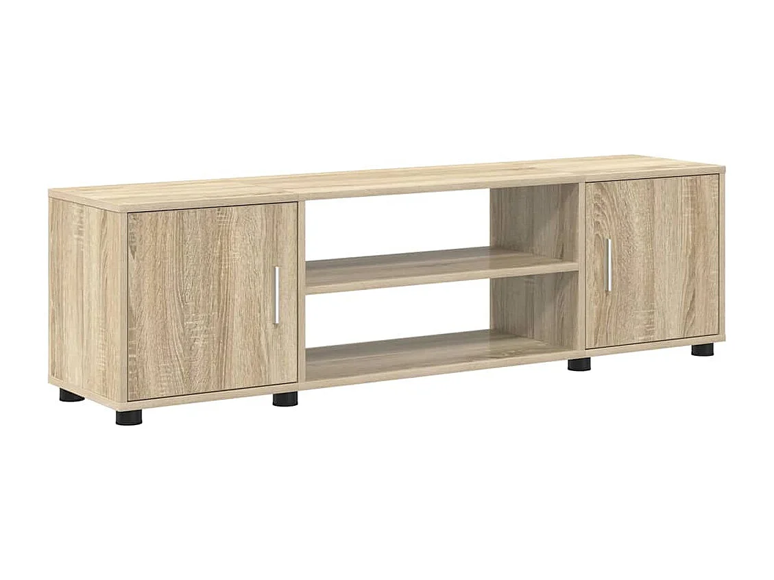 Ensemble de meuble TV 4 pièces Montage mural 4 pcs Chêne sonoma