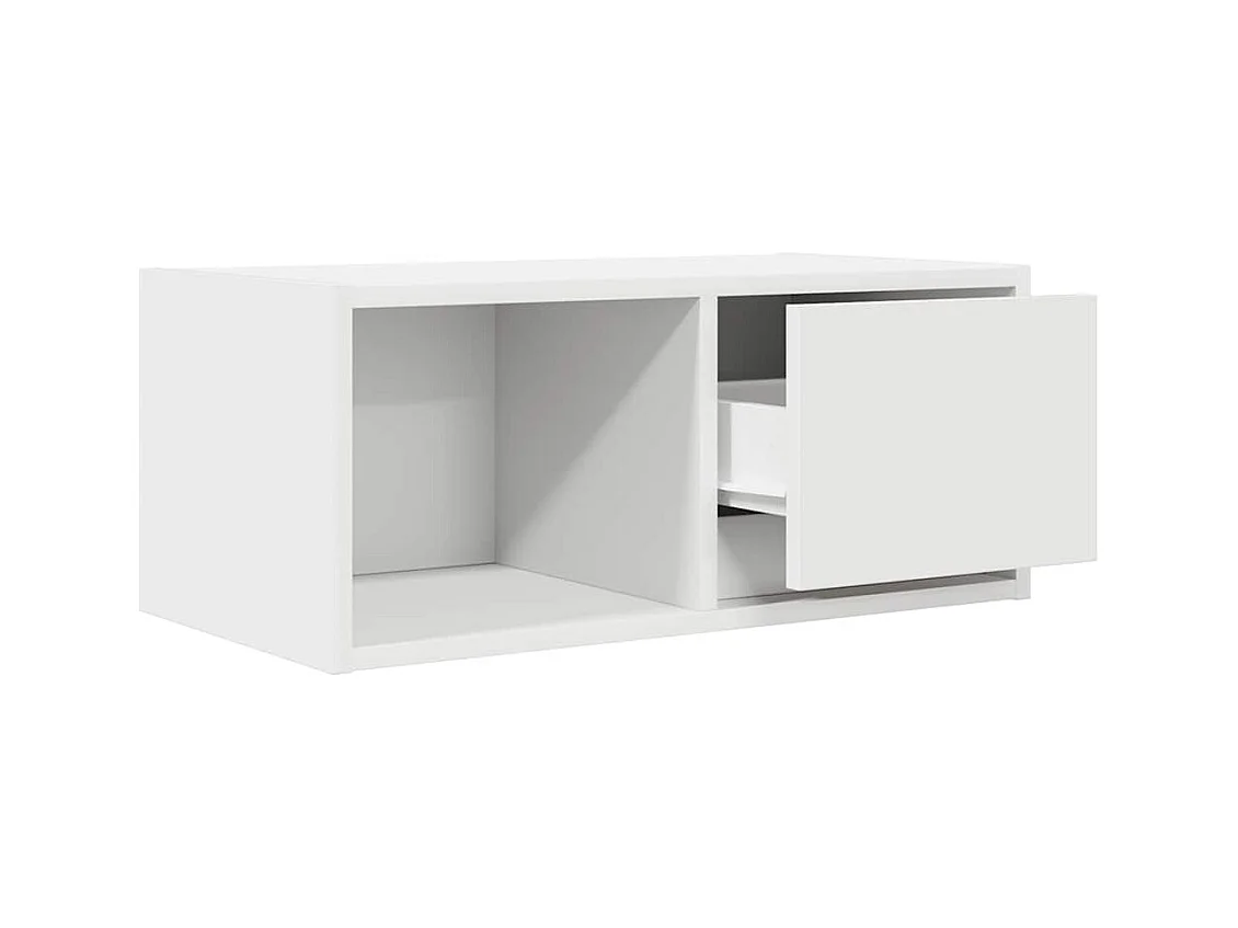 Meubles TV 2 pcs blanc 60x31x25,5 cm bois d'ingénierie