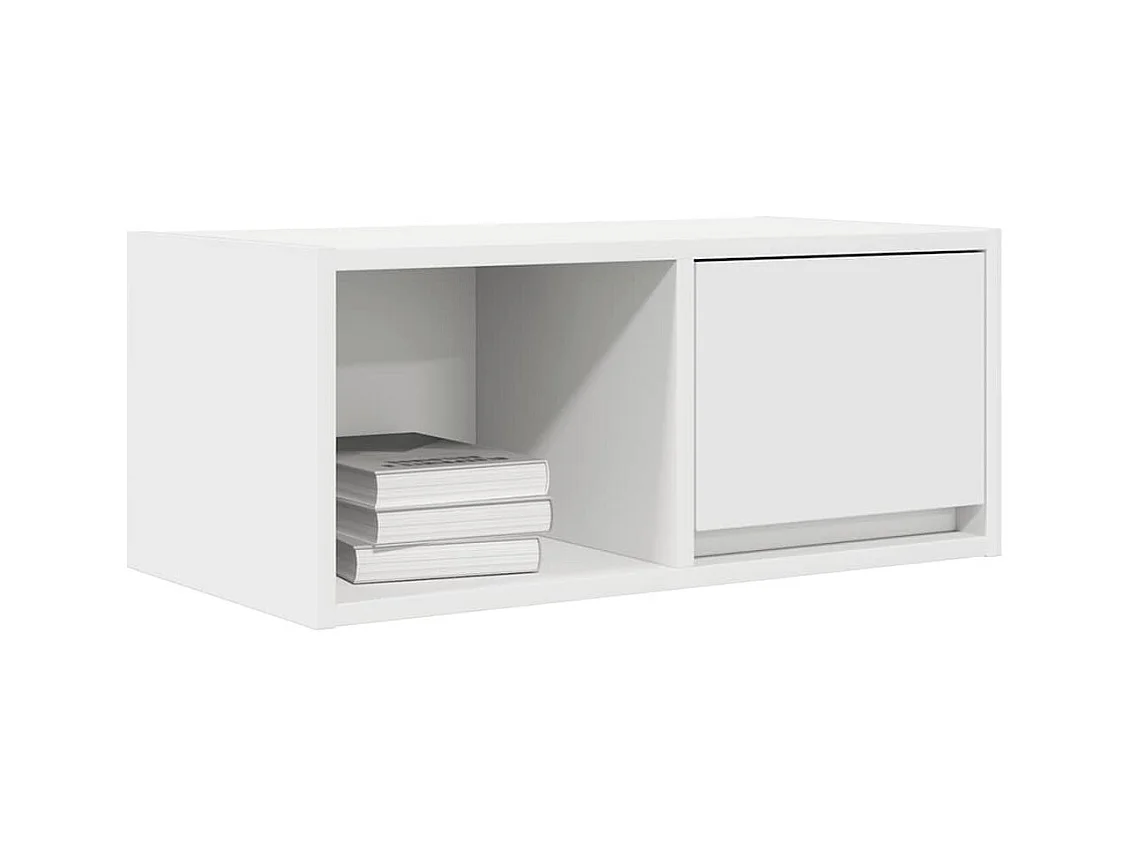 Meubles TV 2 pcs blanc 60x31x25,5 cm bois d'ingénierie