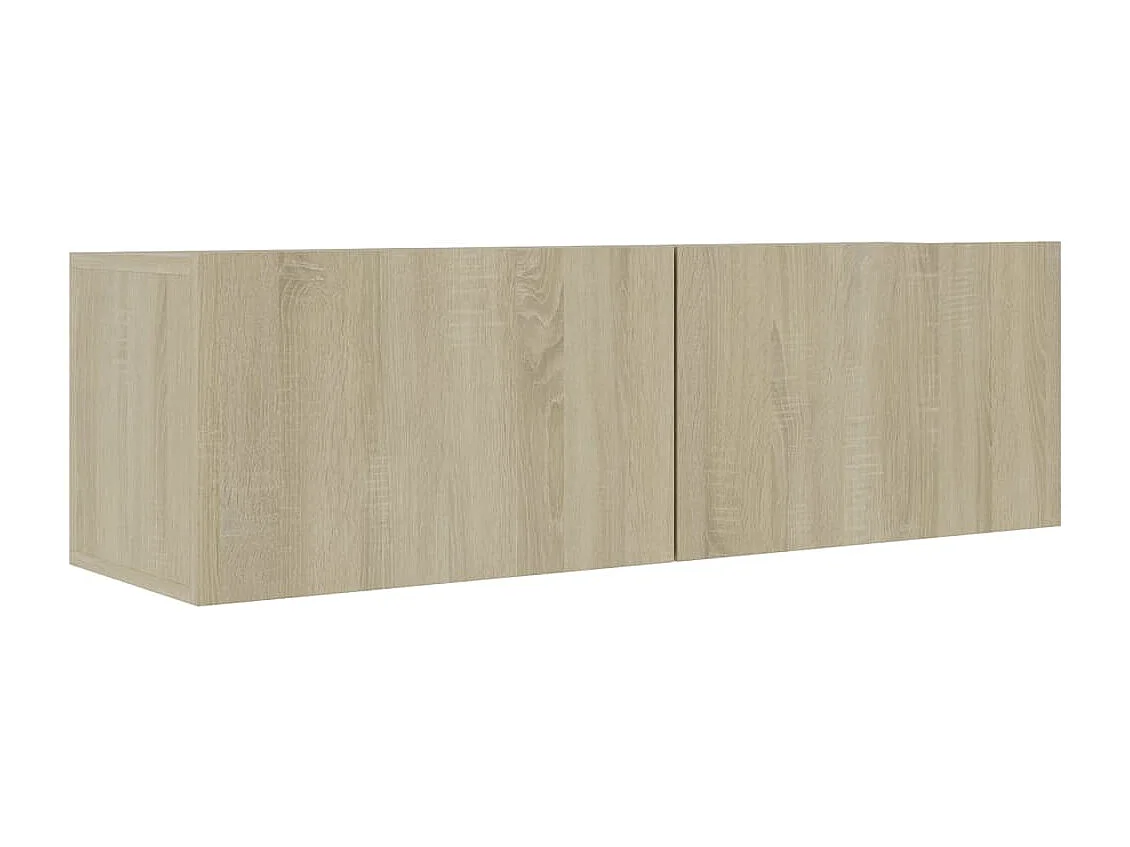 Set di mobili TV da 6 pezzi in legno ingegnerizzato Sonoma Oak