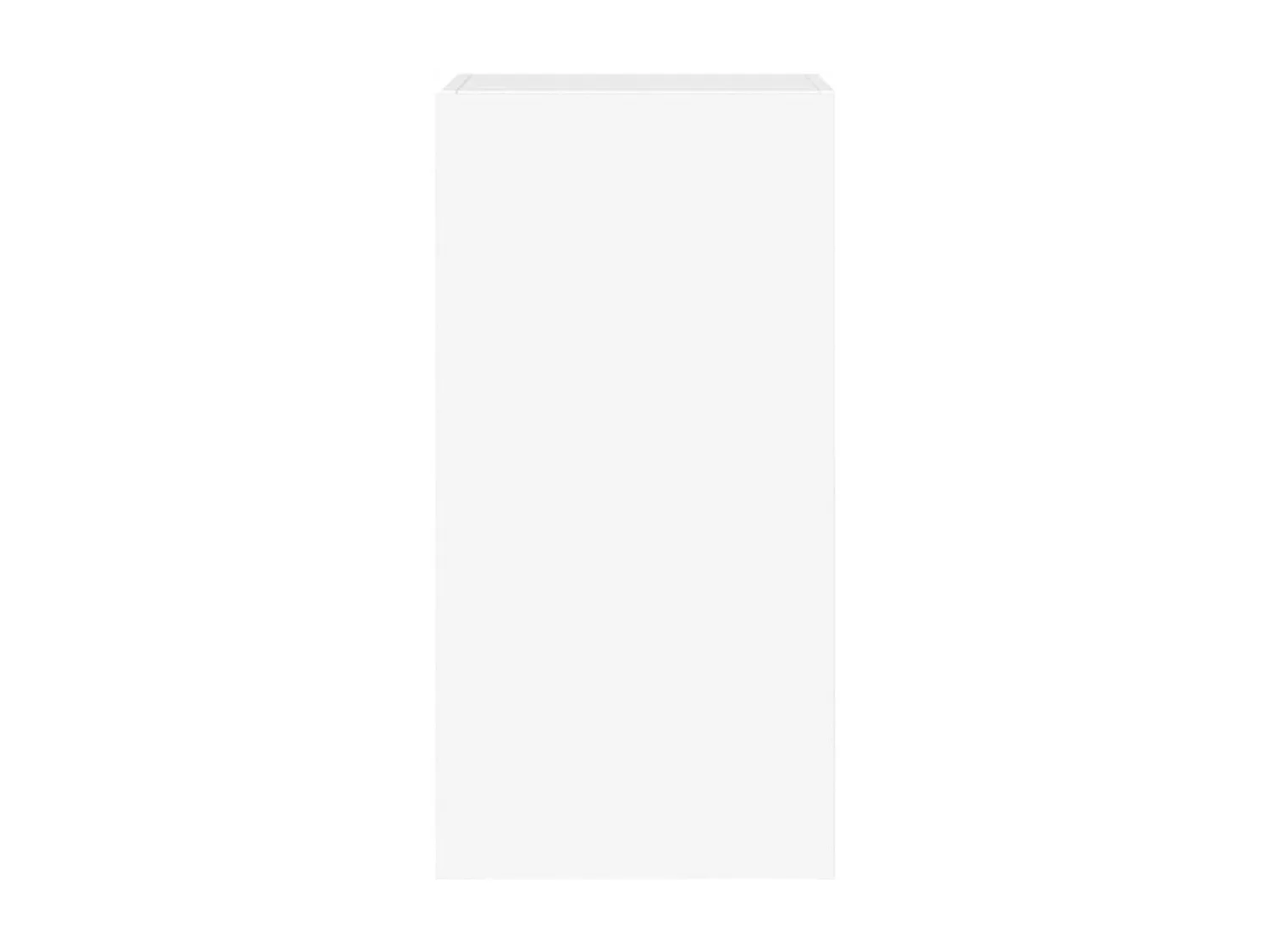 Mobile porta TV a parete con luci LED, bianco, 40,5x35x80 cm